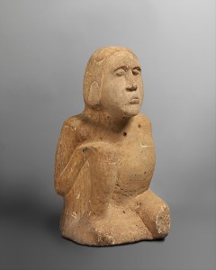 "Adam," a 30-inch-tall statuette found in Tennessee, was part of a pair that once belonged to Payne. It is now at the Metropolitan Museum of Art. Its counterpart, "Eve," disappeared about the time of the Payne artifact sale.