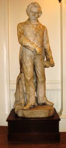 Leonard Volk's statue of Stephen A. Douglas (SCHS photo)