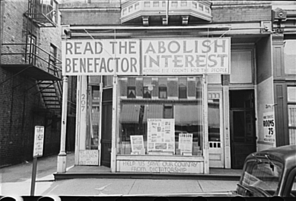 Lawsonomy district headquarters, 207 N. Fifth St. in Springfield, May 1938 (Yale University database of Farm Security Administration photographs)