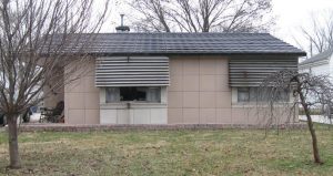 John Weinhoeft's Lustron home, 2424 S. Pasfield. (SCHS)