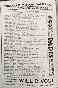 The (c) in this listing for Dreamland Park in the 1921 Springfield city directory indicates the park was owned by an African-American -- "colored" person. (SVC)