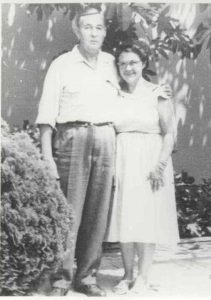 Bryan and Veva Bolton in California, 1950s (Bolton family photo) 