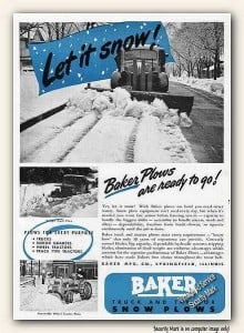 A Baker snowplow