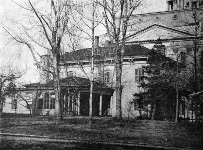Elizabeth and Ninian Edwards home, 1886 Photo published in Abraham Lincoln: Story of a Great Life, by William H. Herndon and Jesse W. Weik, 1888.