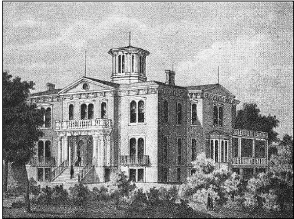 Executive Mansion, about 1860