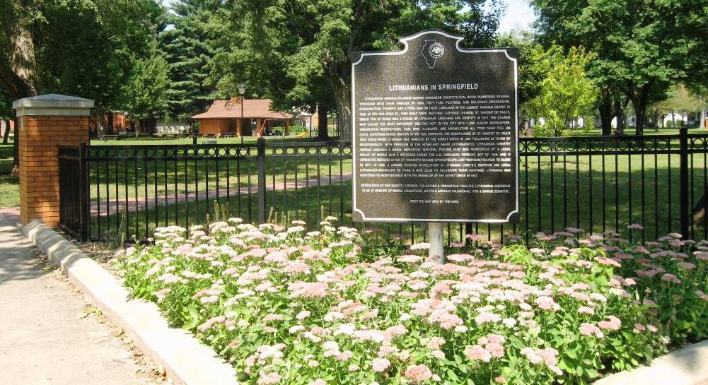 Enos Park marker (SCHS photo)