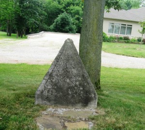 Pulliam historical marker, Old Indian Trail Road near Chatham (SCHS photo)