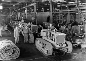 Allis-Chalmers warehouse, 1945 (Sangamon Valley Collection)