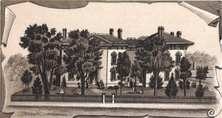 Bettie Stuart Institute, ca. 1890 (Souvenir of Springfield, 1890)