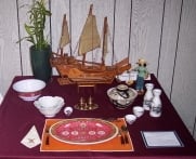 Table setting example from 2008 (SCCC photo)