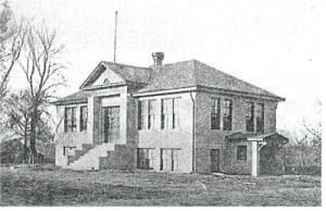 Salisbury High School, about 1914 (Illinois Glory Days)