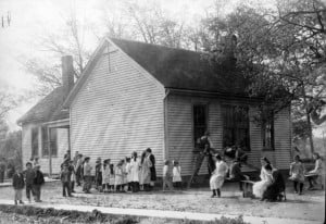 Spaulding School, about 1912 (Sangamon Valley Collection)
