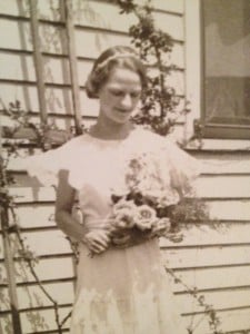 Eleanora Treinis, 14, in the wedding party where she met her future husband, John P. Yuskavich Jr.