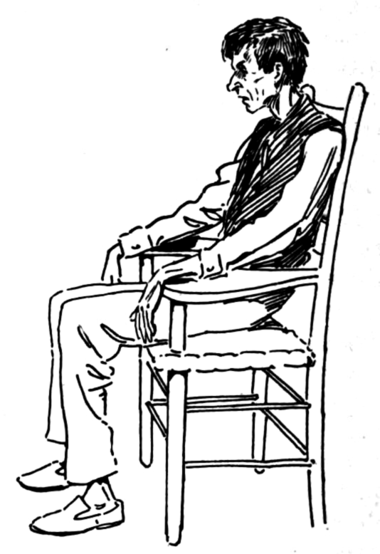 Seated man