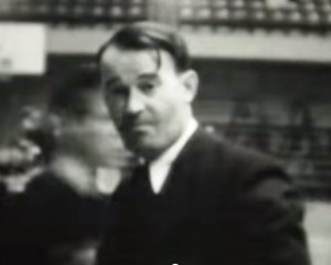 Peterman at the 1933 tournament (IHSA capture)