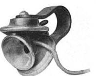 One version of Elisha Gray's battery-powered telephones (Western Electric News, 1917)