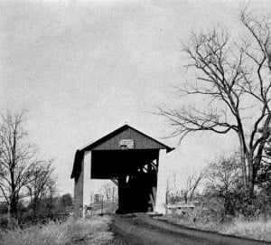 Spring Creek Covered Bridge in an undated photo (Illinois State Museum)