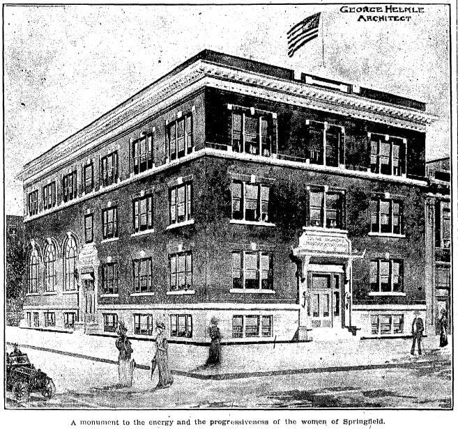 The YWCA building as seen in 1918 (SJR)