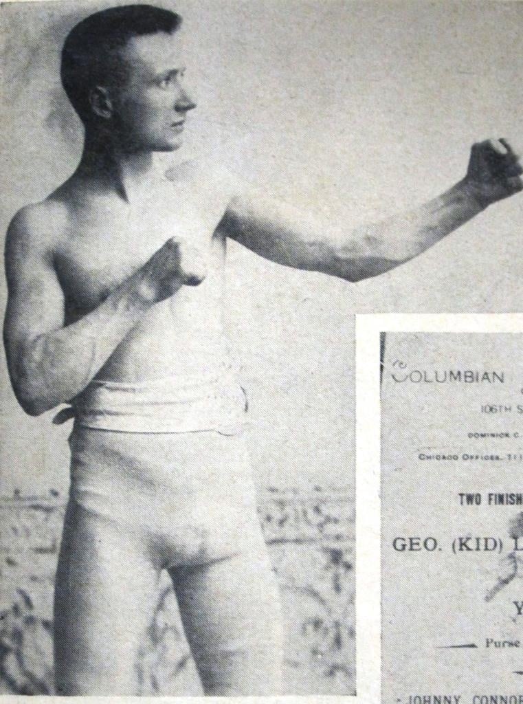 Johnny Connors as a boxer (Courtesy Rob Paul, Prairie Archives)