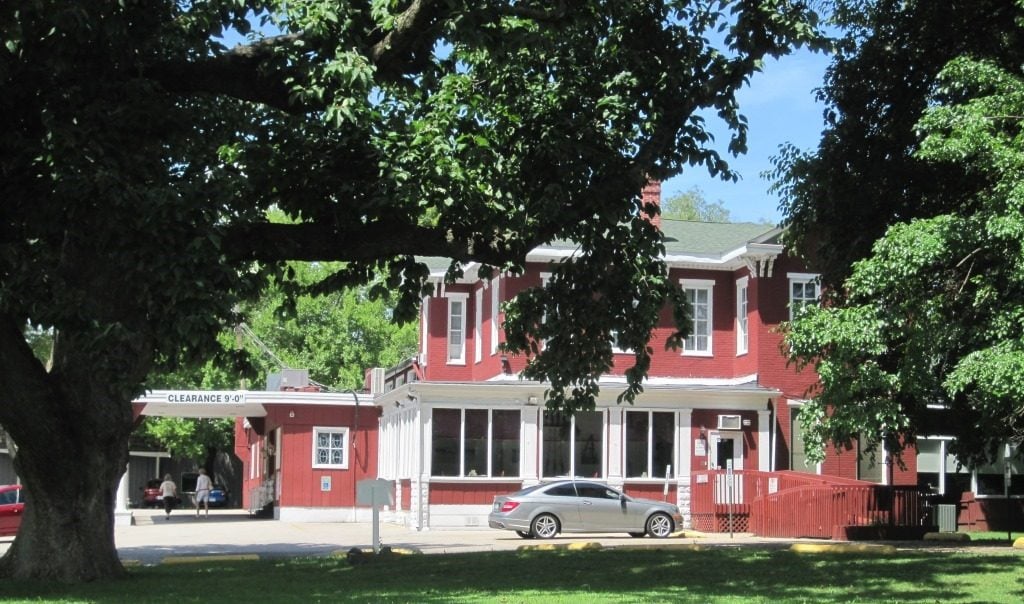 The Chesapeake Seafood House is surrounded by descendants of John McGredy's nursery trees (SCHS)