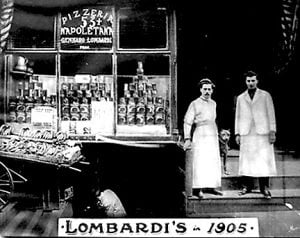 Lombardi's Pizzeria, New York City, 1905 (Courtesy Lombardi's)