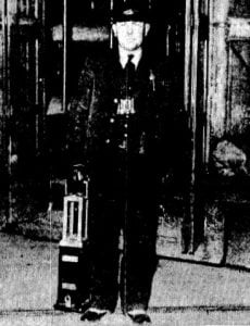 Conductor Carl Pieratt was the last person to step off the car. 