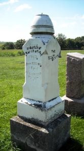 Henry Traylor's gravestone, Concord Cemetery (findagrave.com)
