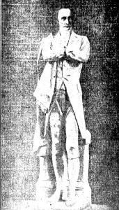 The statue in 1913 (Courtesy State Journal-Register)