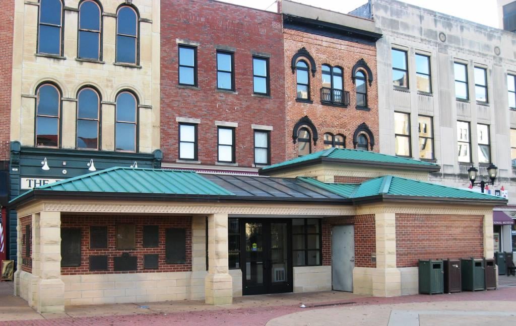 Parking ramp entrance, 2017 (SCHS photo)