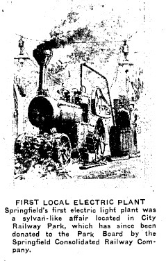 Drawing from Springfield Gas & Electric Co. ad, 1918 (courtesy SJ-R)