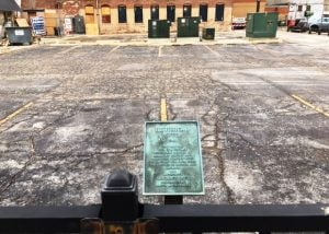Marker at 214 S. Fourth St., 2018 (SCHS)