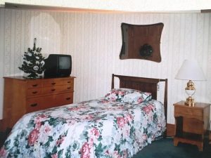 A typical bedroom at the King's Daughters Home (KDO)
