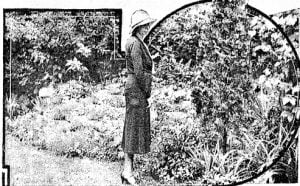 Regina Littlejohn in the rock garden where her husband killed himself (Courtesy SJ-R)