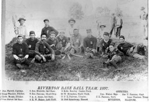 1897 Riverton baseball team (Sangamon Valley Collection)