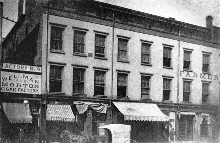 Lincoln-Herndon law office building, 1886 (photo) | SangamonLink